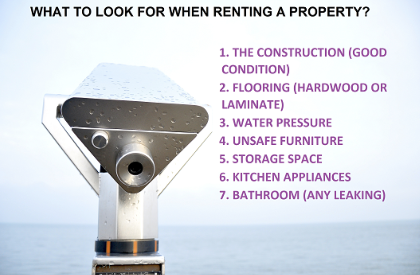 What to Look for when Renting a Property?